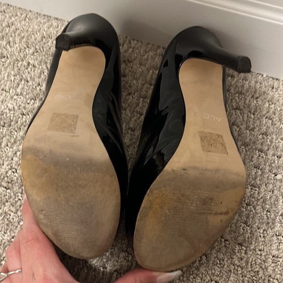 Aldo patent leather platform stiletto black heels - Picture 6 of 16